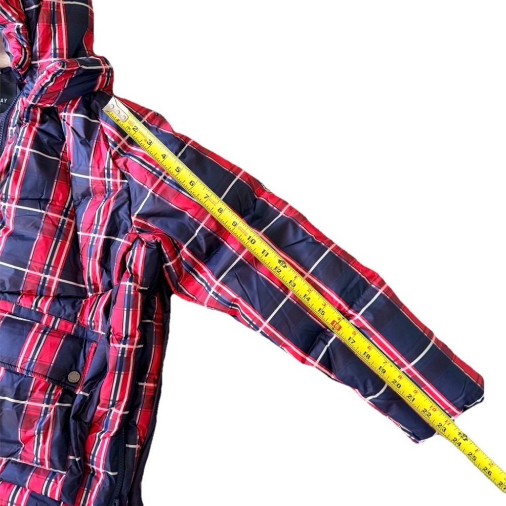 Orolay Women's Size S Thickened Plaid Print Multi Pockets Hooded Down Jacket.New - Picture 14 of 17